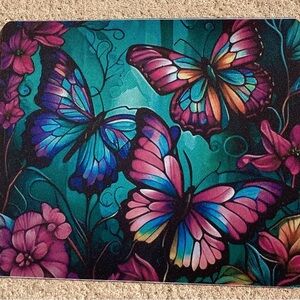 Vibrant Butterfly mouse pad
